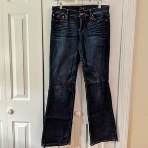 Lucky Brand dark blue jeans boot cut flares 8/29